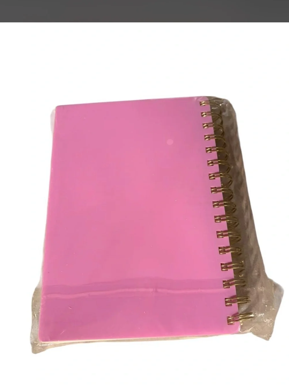NWT- Pink A5 Spiral Notebook with Ruler - 300 Pages